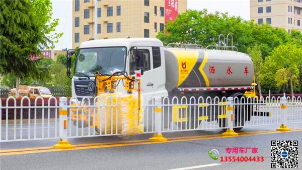工地洒水车_工地洒水车单桥喷洒抑尘车_新能源电动洒水车单桥喷洒抑尘车