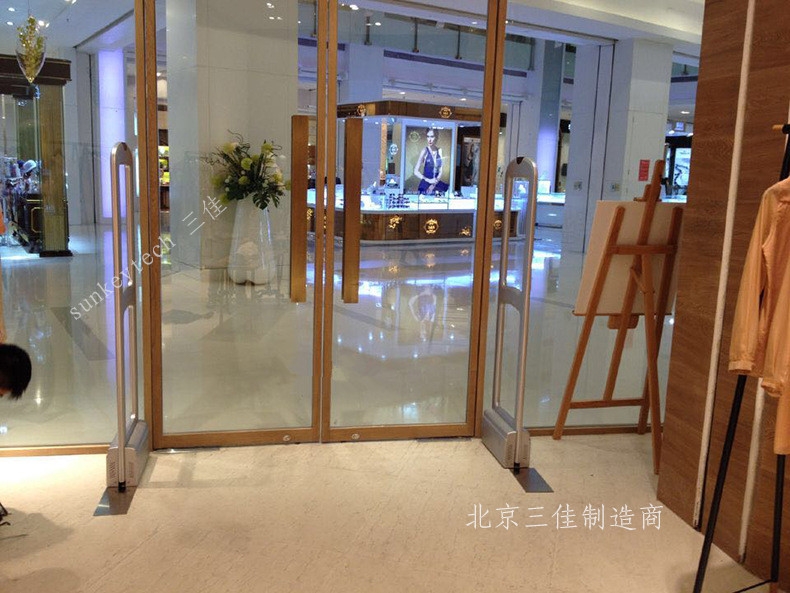 超市防盗检测门安装方法